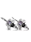 Oprawa Oryginalny wyrób Vintage 14k z różowego złota Kolczyki Vintage Biżuteria vec028r